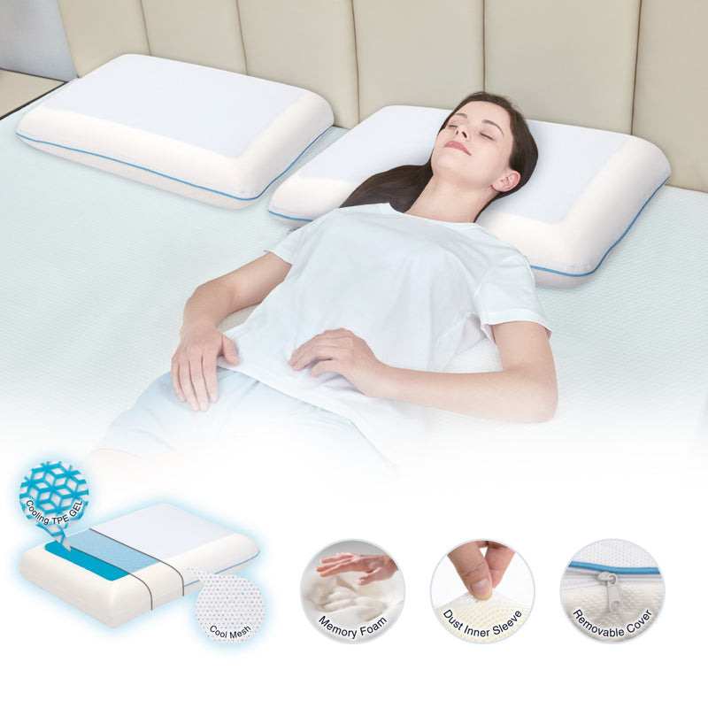 ARMN Pedic Cooling Traditional Memory Foam Pillow