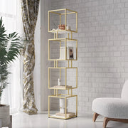 ARMN Regency 5-Shelf Stand - Gold