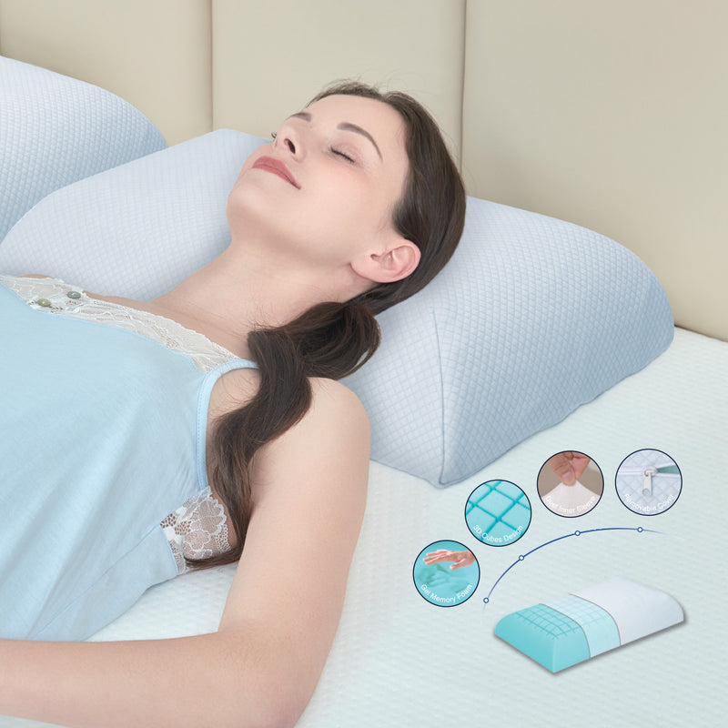 ARMN Pedic Traditional Pillow with Gel Foam Cubes