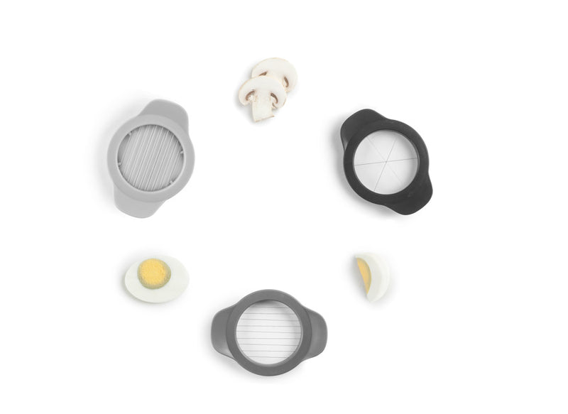 Ibili Eggs & Mushrooms Multi-Slicer - Blue & Gray