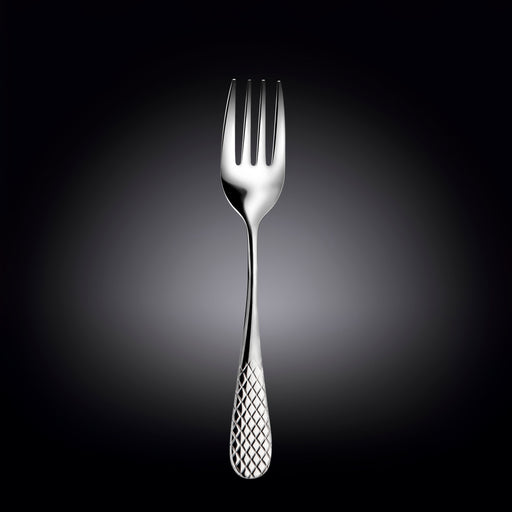Wilmax Julia 23cm Steel Serving Fork - Silver