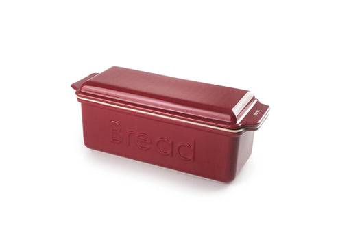 Ibili 10x10x24.5cm Bread Pan with Lid - Red