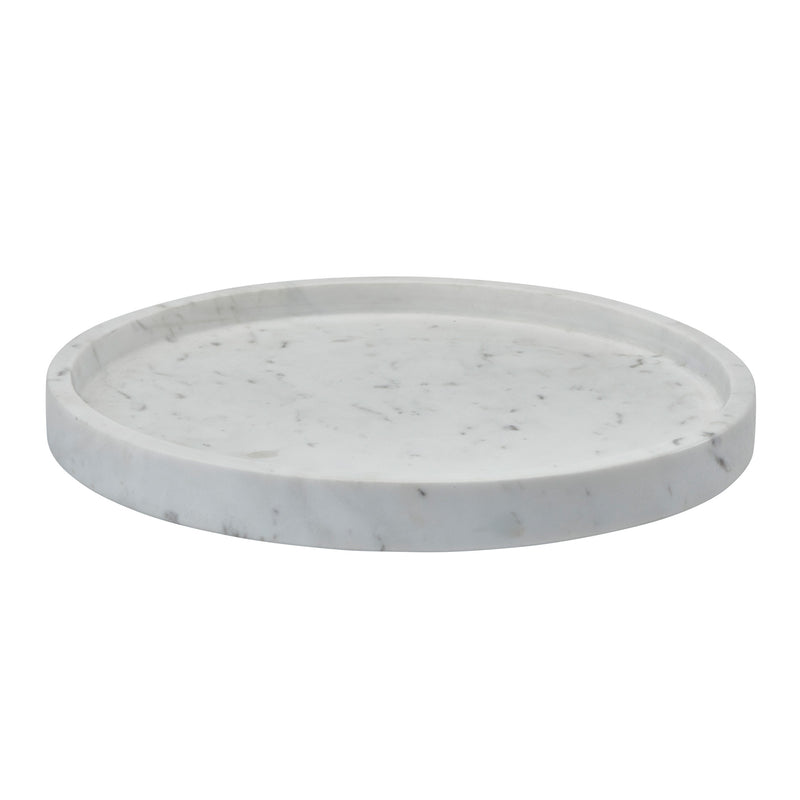 Aquanova Hammam Round Tray - White