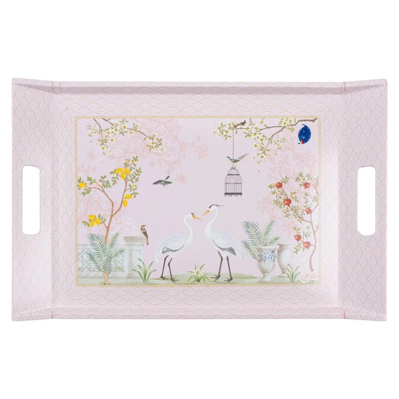 Easy Life Jardin De Reves 54x35cm Tray with Handles - Multicolored