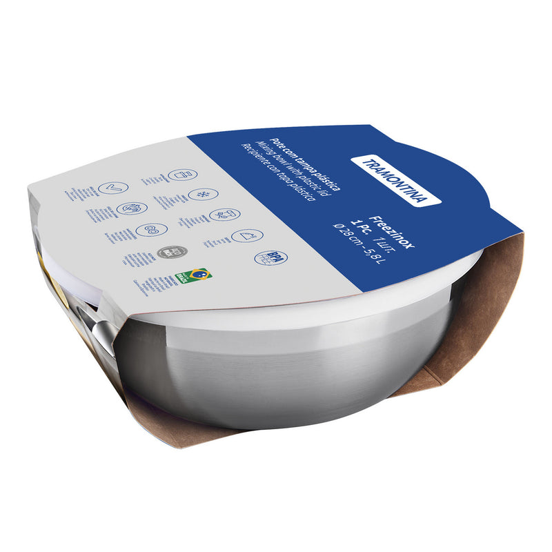 Tramontina Freezinox 28cm Steel Mixing Bowl