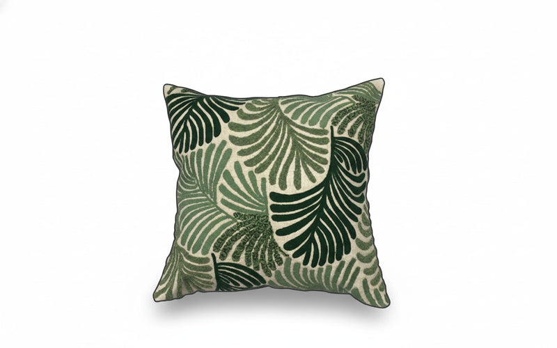 ARMN House Warming 45x45cm Leaves Cusion Cover -  Green