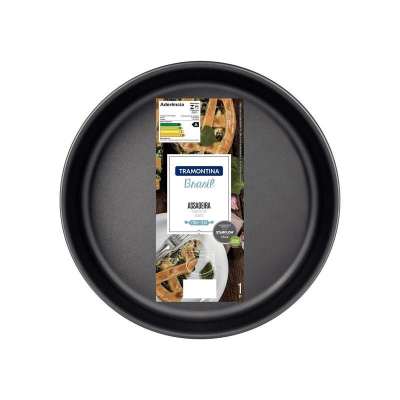 Tramontina Brasil 26cm Round Baking Pan - Black