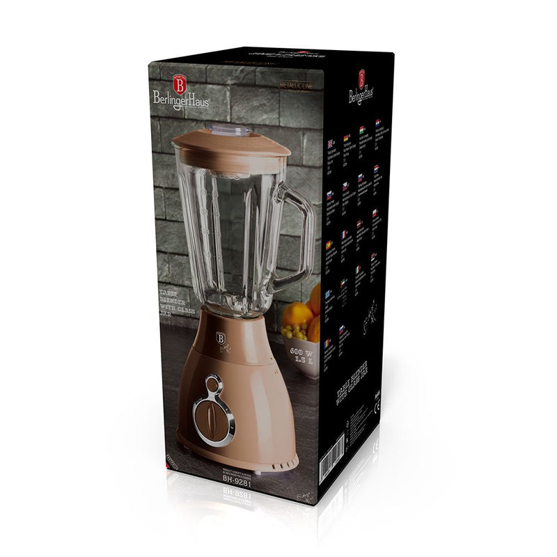 Berlinger Haus 1.5L Table Blender - Rose-Gold