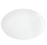 Easy Life Drops 32x23cm Oval Tray - White