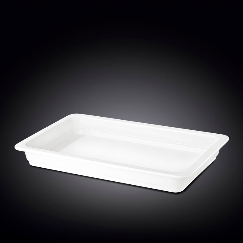 Wilmax Gastronorm 53*33cm Rectangular Dish - White