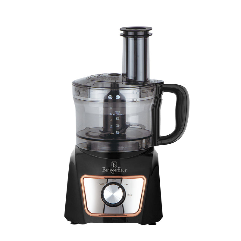 Berlinger Haus Food Processor Set - Black-Rose