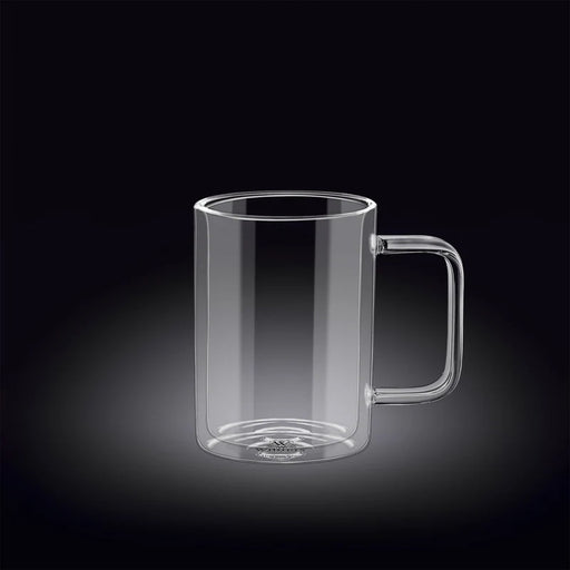 Wilmax 300ml Double-Wall Glass Cup