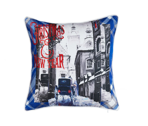 ARMN Azure Printed Cushion Cover - Multicolored