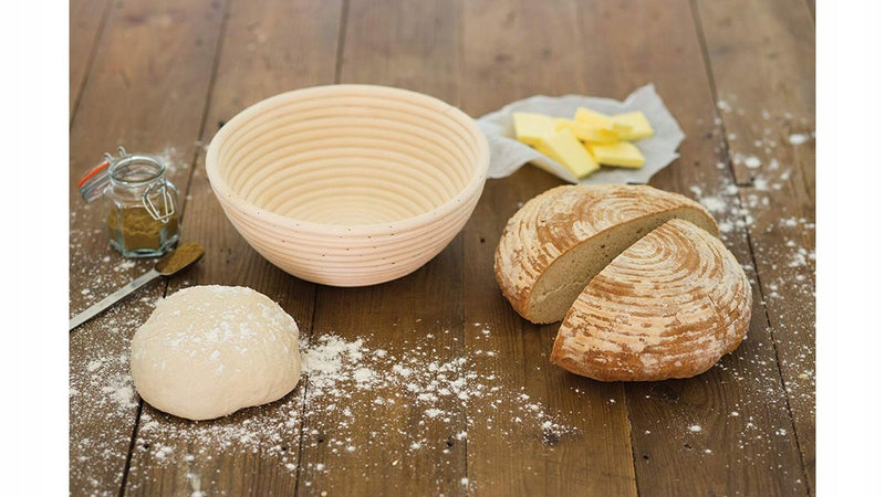 Ibili Banneton Round 25cm Bread Basket - Beige