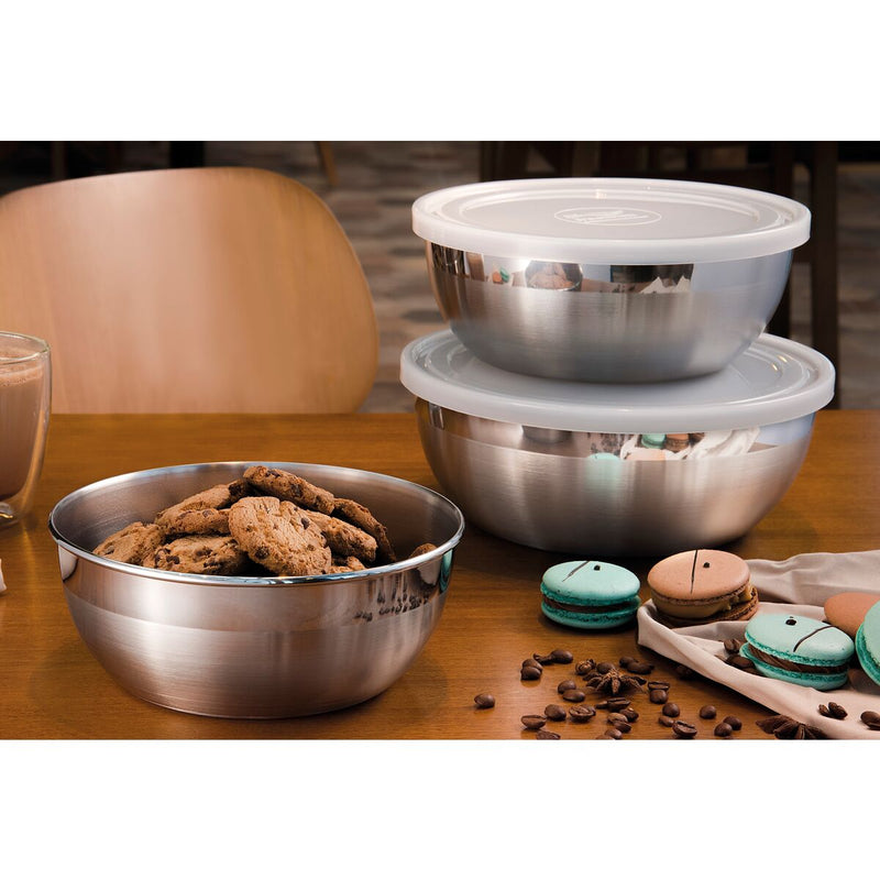 Tramontina Freezinox 25cm Steel Mixing Bowl