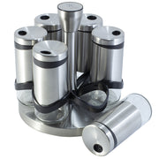 Berlinger Haus 7-Piece Spice Rack Set - Stainless Steel