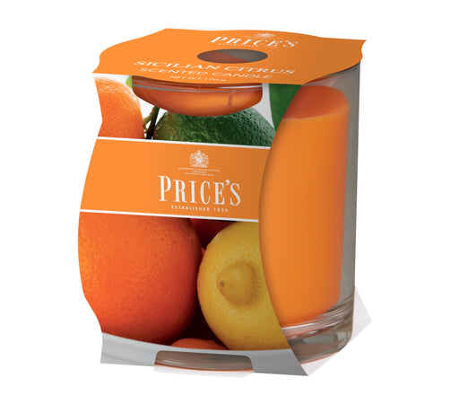 Price's Scented Candle Cluster - Sicilian Citrus