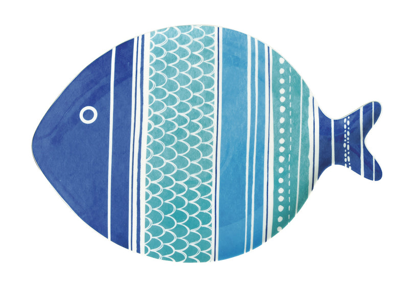 Easy Life Sea Friends 27x19cm Dish - Blue Tones