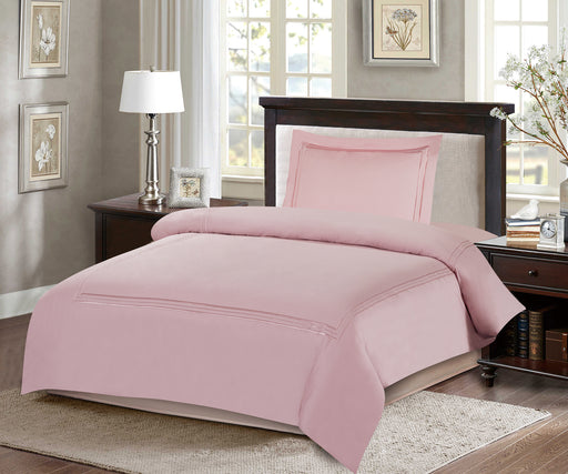 ARMN 3-Piece Naturesoft Single Duvet Cover Set - Pink