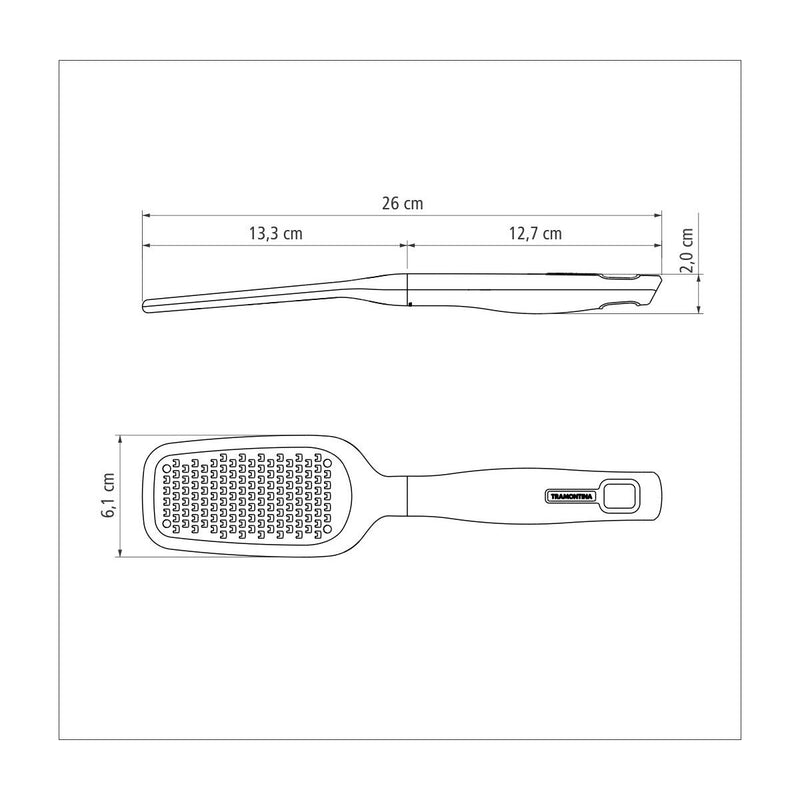 Tramontina Verano 26cm Grater - Gray