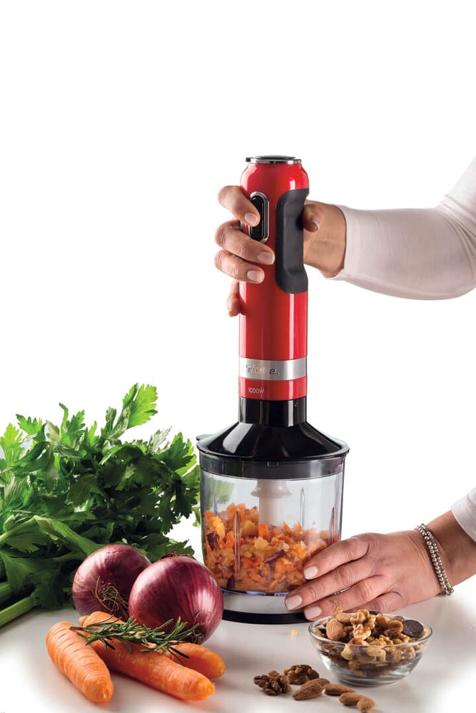 Ariete Moderna 602 7-in-1 Multifunction Hand Blender Set - Red