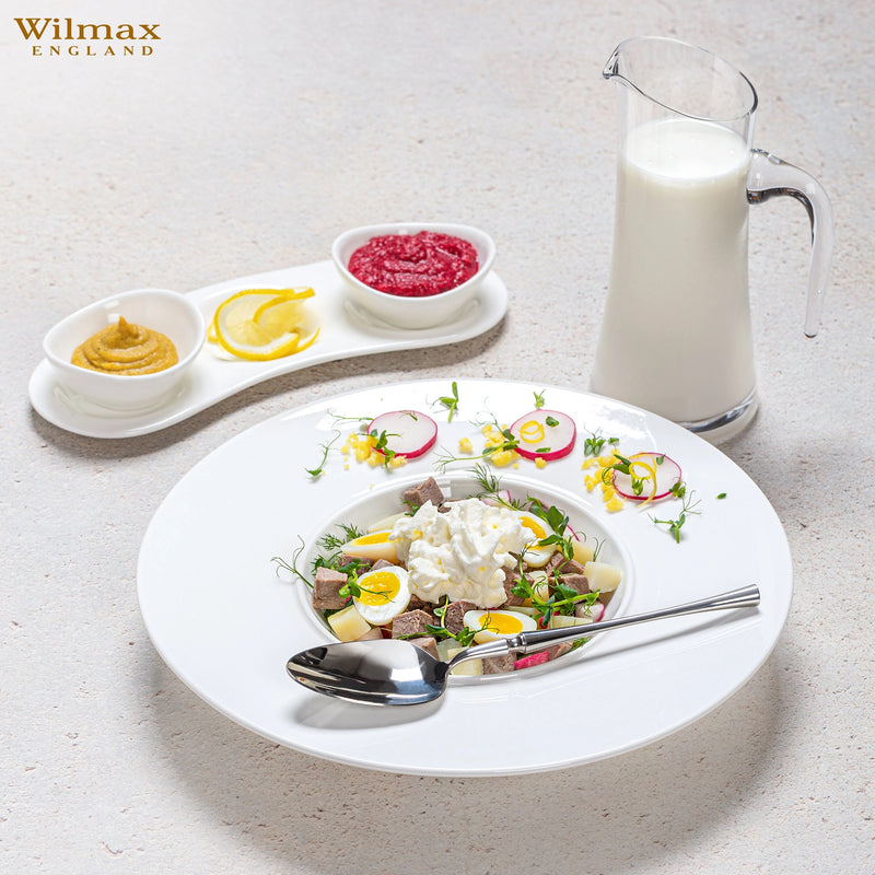 Wilmax 28cm Deep Plate - White
