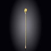 Wilmax 40cm Steel Spoon - Gold
