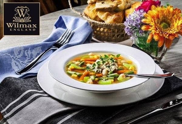 Wilmax Stella 30.5cm Deep Plate - White