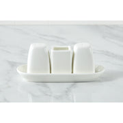 Wilmax Ilona 4-Piece Salt & Pepper Set - White