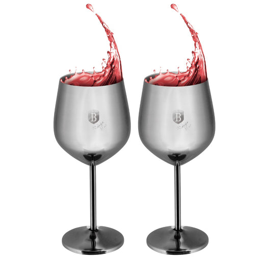 Berlinger Haus 2-Piece Goblet Set - Matte Black