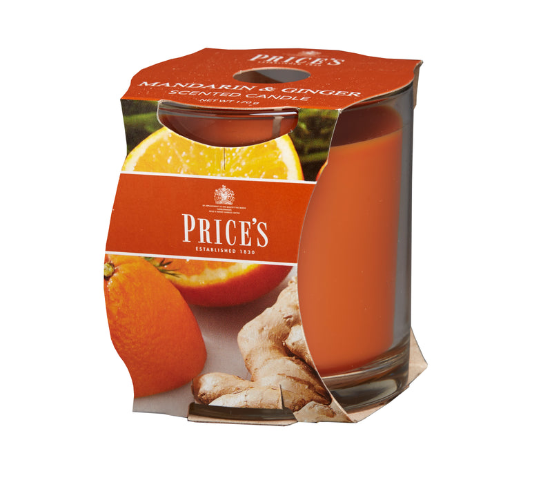 Price's Scented Candle Cluster - Mandarin & Ginger