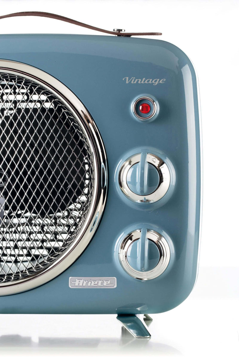 Ariete Vintage 808 Retro Fan Heater - Blue