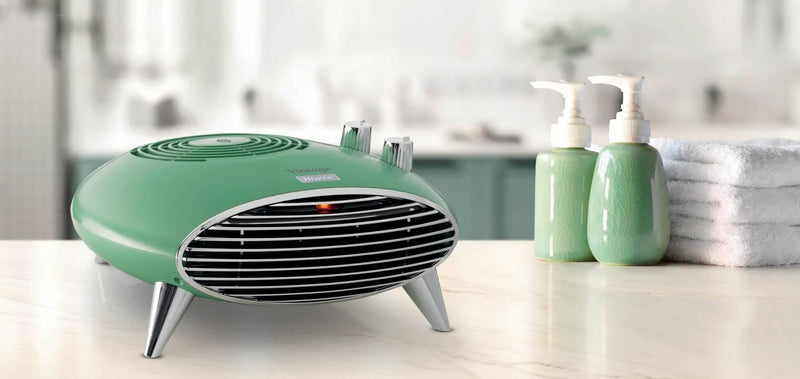 Ariete Vintage 8211 Table Fan Heater - Green