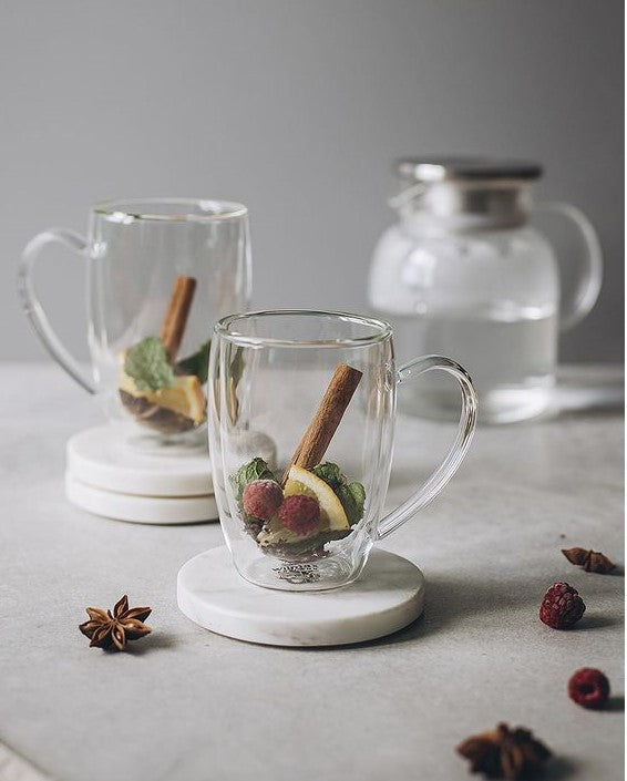 Wilmax 300ml Glass Double-Wall Cup