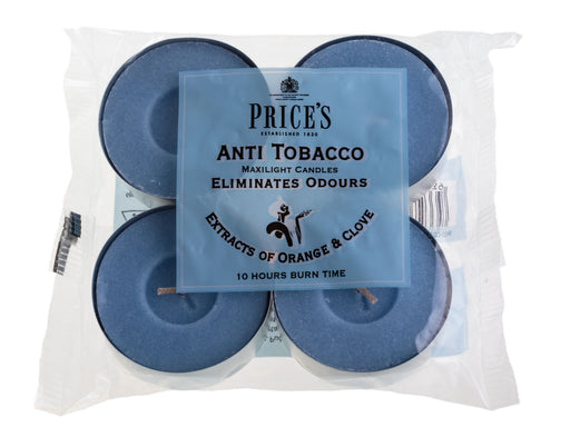 Price's Anti-Tobacco 4-Piece Scented Tealight Set