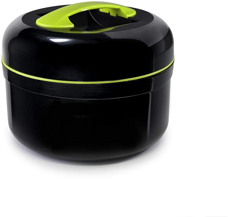Ibili 2.2L Lunch Box - Black & Green