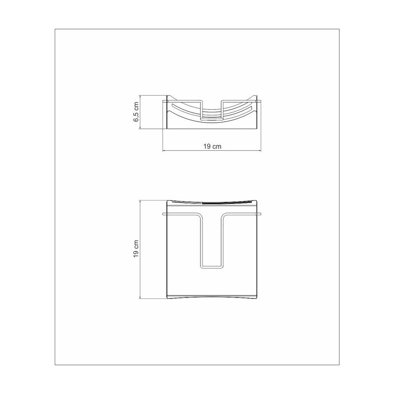 Tramontina Ciclo 19x19cm Steel Napkin Holder