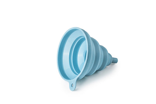 Ibili 12.5 cm Collapsible Silicone Funnel - Blue