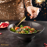 Wilmax SlateStone 22.5cm Deep Plate - Black