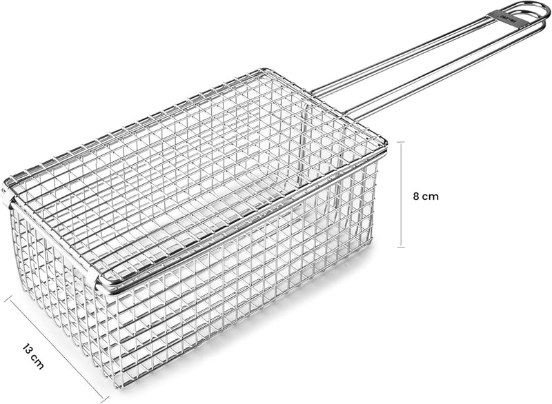 Ibili Steel 13x49cm Grill Basket