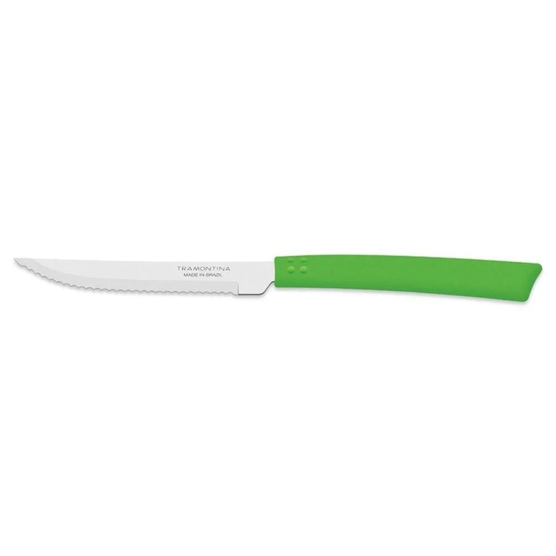 Tramontina Brisa 10cm Steak Knife - Green