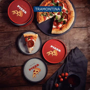 Tramontina 20cm Pizza Plate - Dark Gray