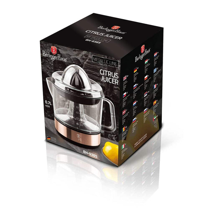 Berlinger Haus 700ml Electric Juicer - Rose-Gold Collection