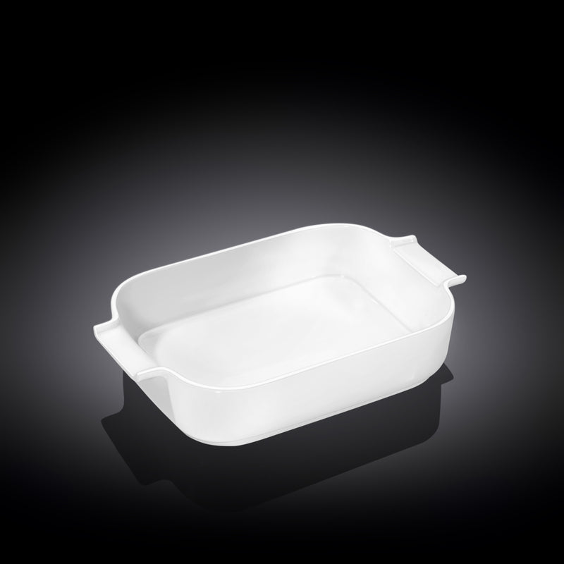 Wilmax 23x14.5cm Baking Dish with Handles - White