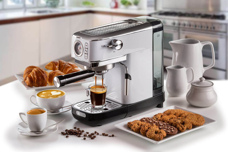 Ariete Moderna 1381 Slim Espresso Machine - White