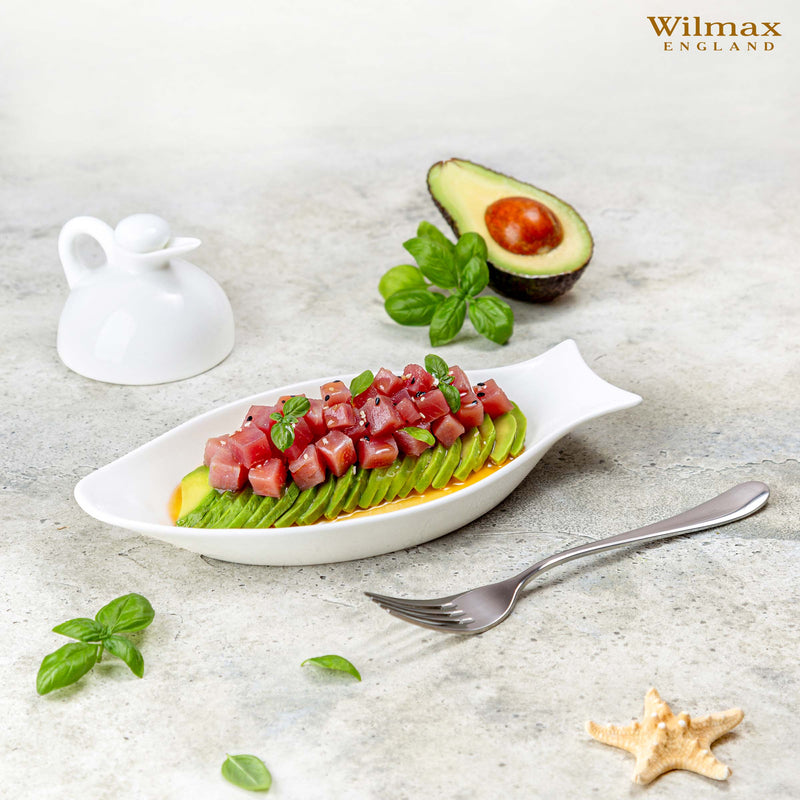 Wilmax 31.5cm Fish Plate - White