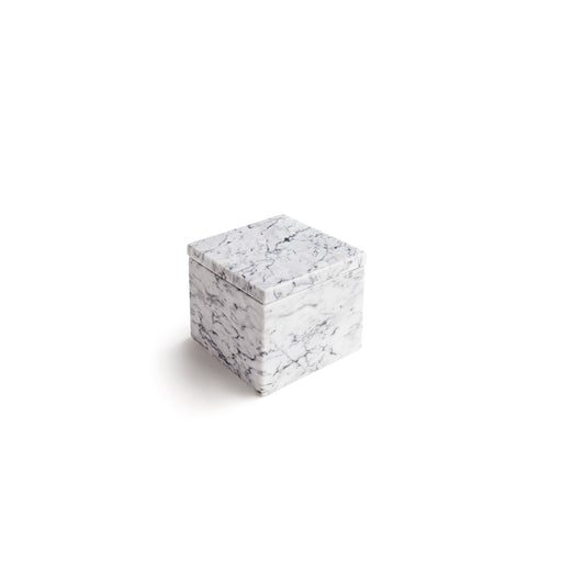 Ibili 10.3x11x11cm Marble Salt Cellar - White