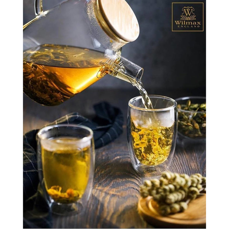Wilmax 300ml Double-Wall Glass Tumbler