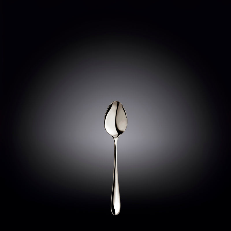 Wilmax Stella 2-Piece 11.5cm Coffee Spoon Set - Silver