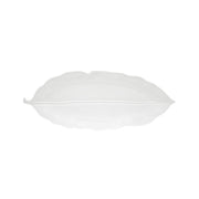 Easy Life Madagascar 39x16cm Tropical Leaf Serving Platter in Box - White